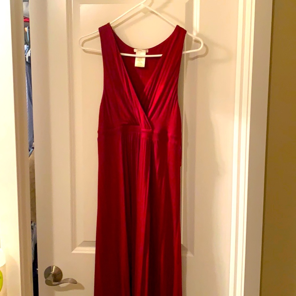 Matty M Red maxi dress small